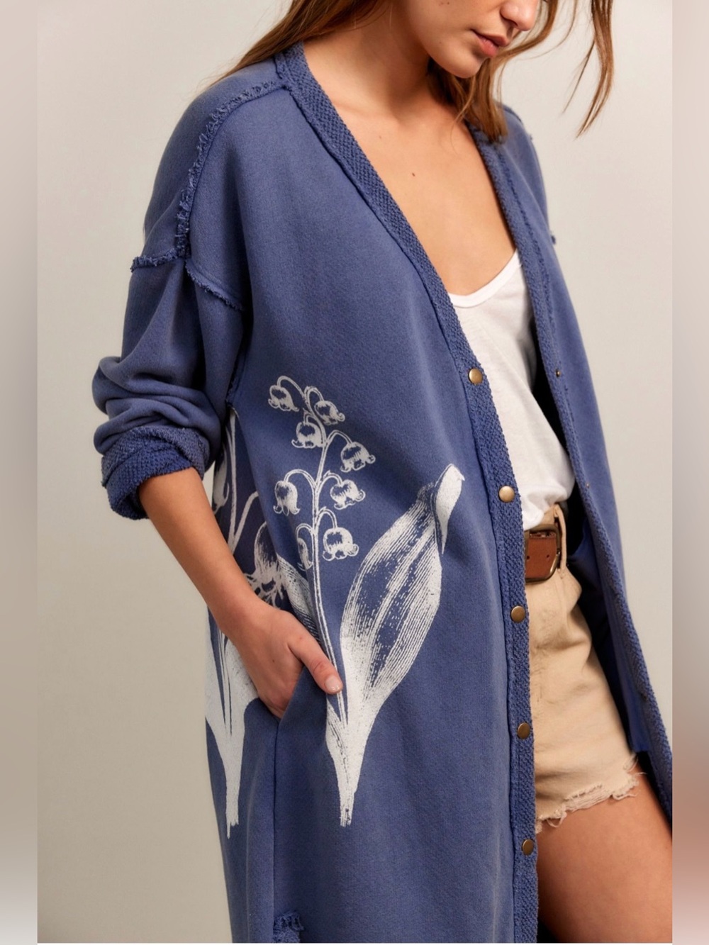 FREE PEOPLE DUTCH MAXI CARDI NWT SIZE M - Picture 3 of 8